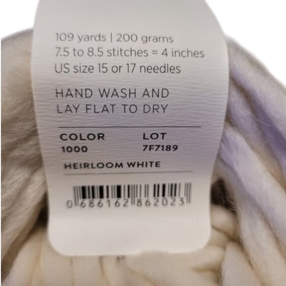 Purl Soho Wolly Wool in Heirloom White - Picture 3 of 3